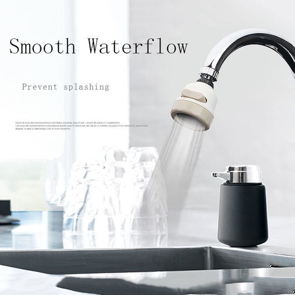 

3 modes of faucet aerator 360 degree rotating flexible water-saving high-pressure filter adapter sprayer for kitchen