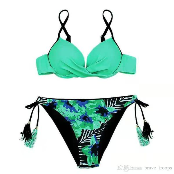 

2020 new fast selling popular candy color digital print open back european and american split bikini swimsuit for women 002