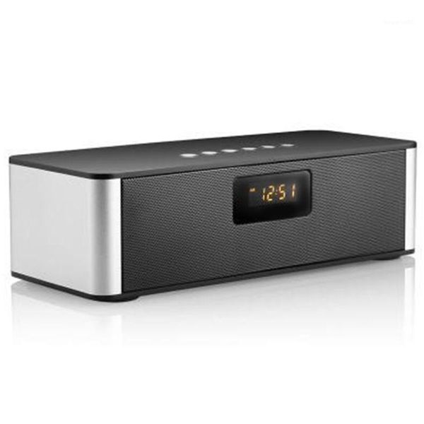 

am05-wireless v4.0 bluetooth speaker dual speakers pluggable card led with clock bluetooth speaker portable stereo wirel1