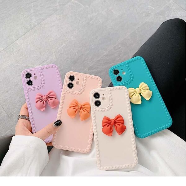 

luxury bowknot phone case for iphone 12 11 pro max 12 mini xs max xr xs 7 8 6s plus lo jllutw