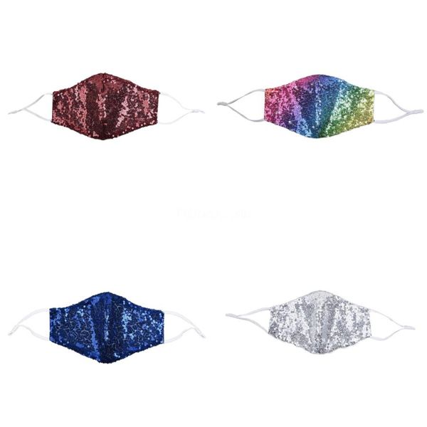 

designer face mesh masks#106#271 sequins masks 9styles anti dustwashed bar masks for diamond fashion party mask ahovm