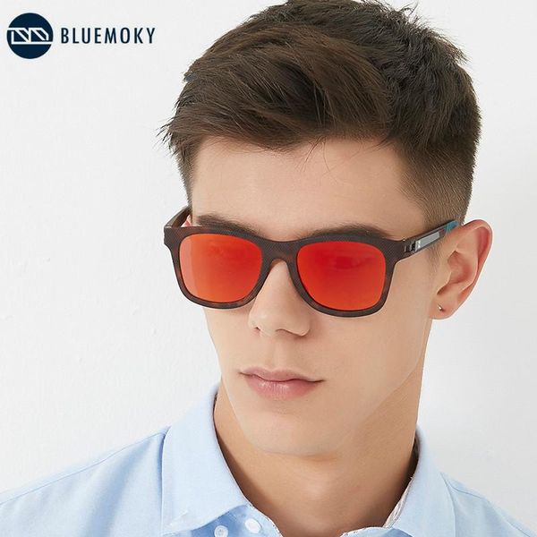 

sunglasses bluemoky tr90 polarized men mirror tac lens sun glasses reflective coating anti-glare uv400 protective shades eyewear, White;black