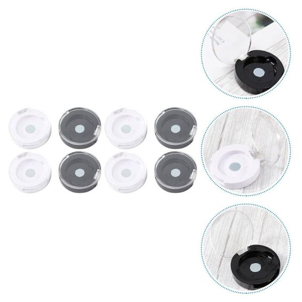 

eyebrow tools & stencils 8pcs single color magnetic eyeshadow container pan