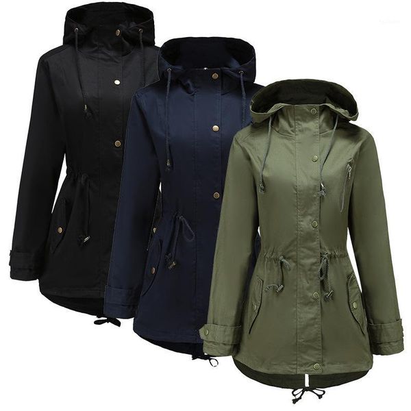 

europe and the united states in long thin cardigan blasting dust coat dress coat1, Tan;black