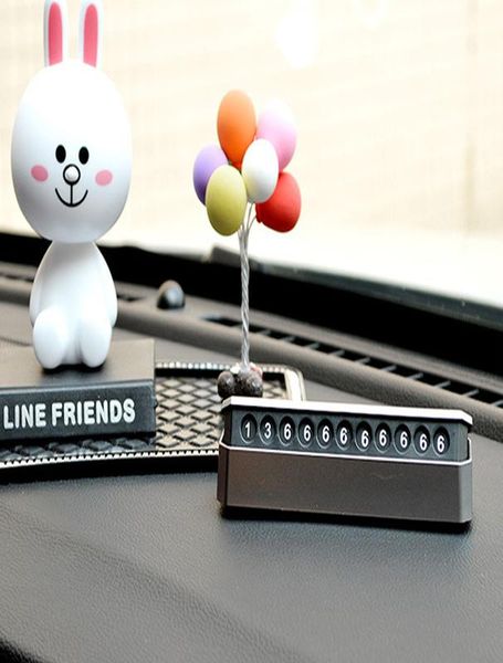 

световые двойные стороны автомобиль временная парковка карточка автомобильный номер телефон номер карты наклейки для укладки автомобиля накл