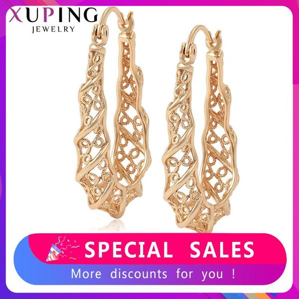 

xuping earrings for women drop fashion jewelry party birthday wedding exquisite gifts 99524, Golden;silver