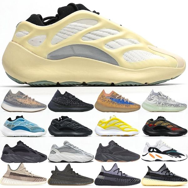 

kanye 700 v3 trainrs men women outdoor shoes west v2 azareth alvah azael aline blue oat high men women sports sneakers, Black
