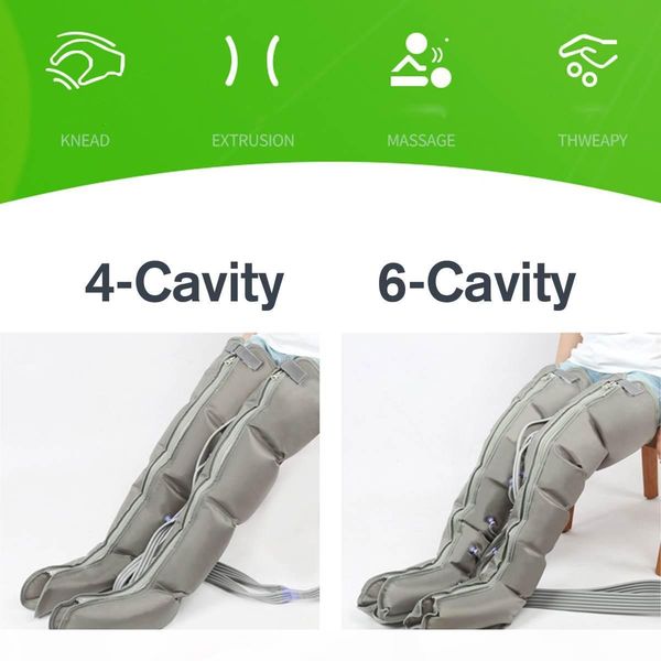

quality6 air chambers leg compression массажер arm талия ноги пневматическая вибрации therapy air обертывания тела relax обезболивание масса