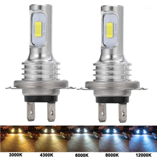 

elglux 2pcs h7 led 12000lm/pair mini car headlight bulbs h1 led h7 h8 h9 h11 headlamps kit 9005 hb3 9006 hb4 auto lamps1