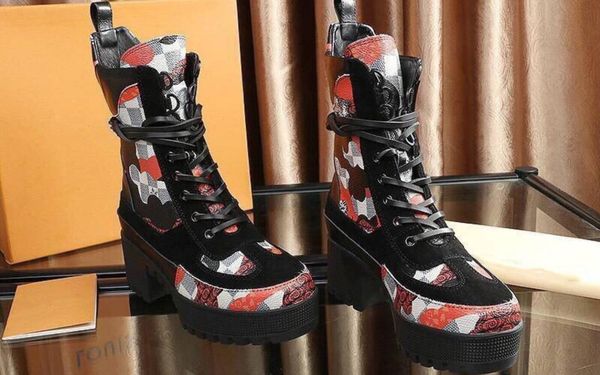 

designer new women's rubber waterproof high elastic non-slip classic thick heel thick-soled mid-tube women's boots real leather co, Black