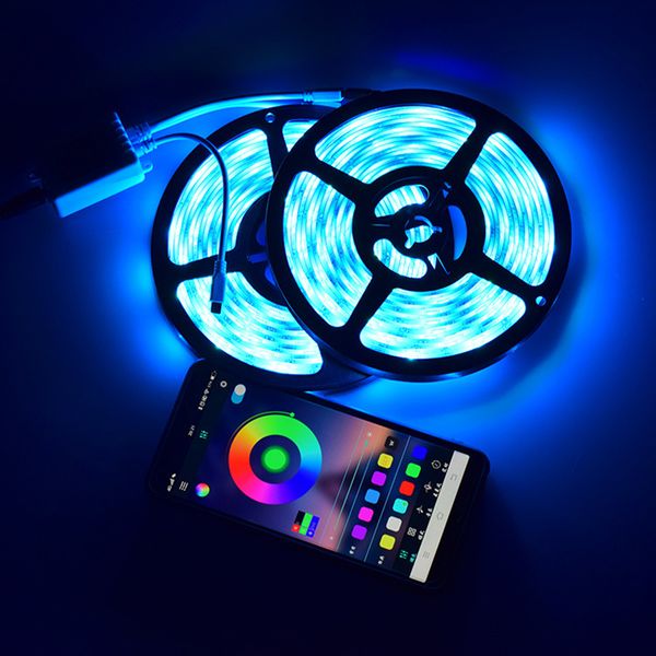 

5m led waterproof rgb led strip light 5050 dc12v 30 smd flexible lighting ribbon tape remote control