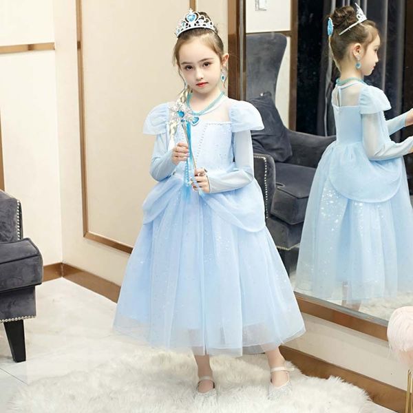 

new girls' v-neck pearl fashion princs drs autumn, Red;yellow