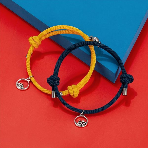 

magnet attract each other personality couple bracelet men and women charm bracelet jewelry for lover valentines day bbymkc
