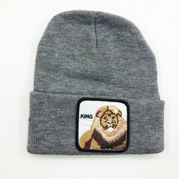 

женщины beanie вышивка животных вышивка зимние шляпы для девочек мальчики черепания мужчины мужчины теплые вязаные шляпа шапка шапка череп 2, Black;white