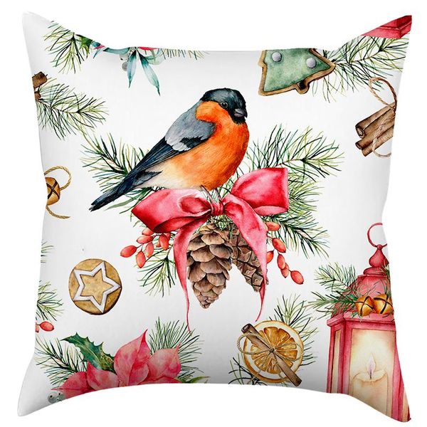 

рождественские декоративные 45 * 45 подушка для подушки рождественские серии cushion cables tree цветок напечатаны домашний декор funda coji