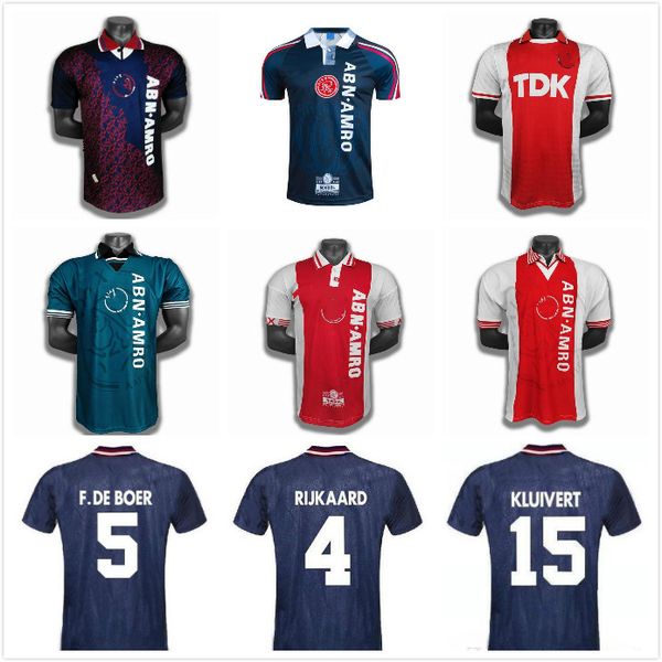 

89 90 98 99 ibrahimovic ajax retro soccer jerseys 2000 20011989 1994 1995 1997 bergkamp kluivert litmanen seedorf davids ajax football shirt, Black;yellow