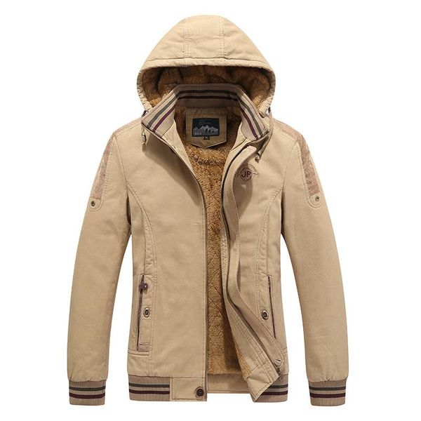 

new cotton men winter jacket mens warm thick parka fleece fur hooded jackets coats men windbreaker jacket overcoat 5xl, Black;brown