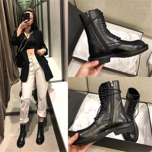 

autumn winter fashion women shoes ankle motorcycle boots british style female snow boots 02a1, Black