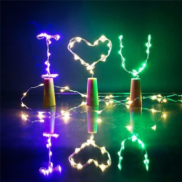 

factoryb5mmlight 2m 20led ser lamp cork shaped bottle glass wine 1m led copper wire string lights for xmas party wedding hallow