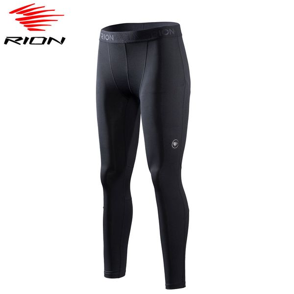 

rion mens sports running tights gym compression pants workout fitness training tights leggings sportswear jogging tights male c1118, Gray