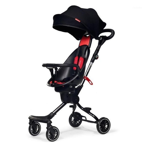 

strollers# v5 baby stroller children's trolley light folding high landscape1