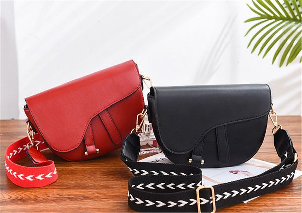 

saddle bag 2020 new womens fashionable one-shoulder cross-body bag web celebrity small bag fashion bags handbag