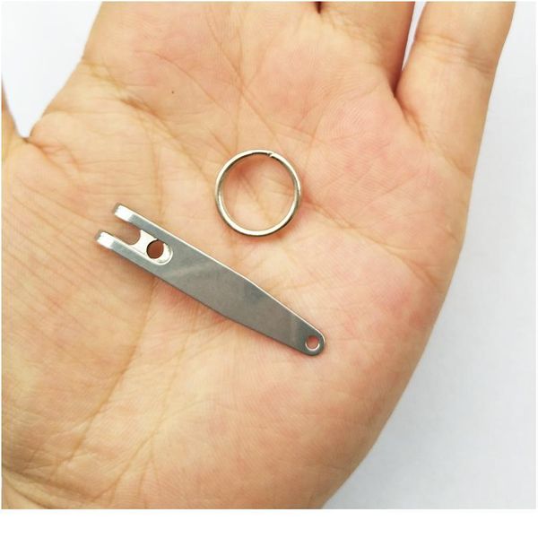 

1pc edc bag key ring suspension clip with metal key ring buckle carabiner stainless steel outdoor quickl qylrmn
