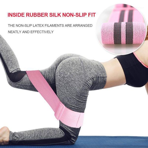 

yoga resistance band booty band hip circle loop workout exercise for legs thigh glute busquat bands non-slip design1