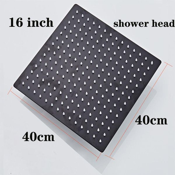 

черный квадратный дождь из нержавеющей стали