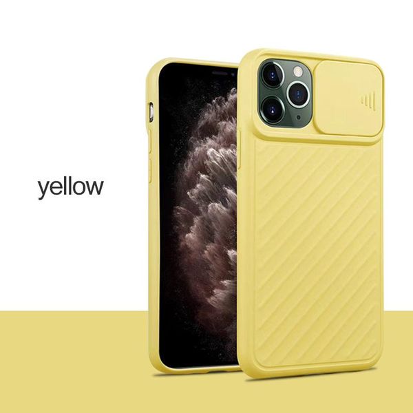 

ultra-thin slider camera privacy silicone phone case for iphone 11 pro xs max xr xs x se 8 7 6s 6 plus wmtuhs yyysports