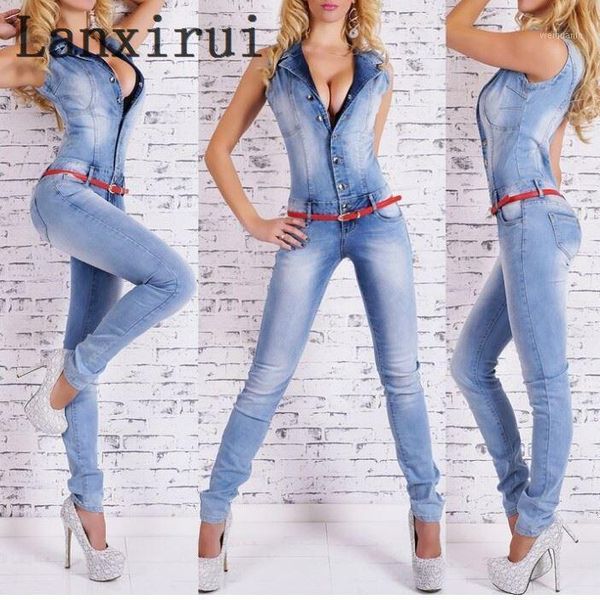 

new arrival sleeveless jumpsuit jeans bodysuit women denim overalls rompers girls pants jeans ladies1, Black;white