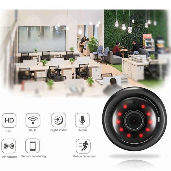 

беспроводной мини wi-fi 1080p ip-камера облако хранение инфракрасного ночного видения умный дом безопасность детское мониторинг обнаружения