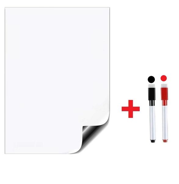 

a5 магнитная сухая упругая доска для холодильников маркеры eraser maganets холодильник белая доска организатор календарь планировщик pad wmt