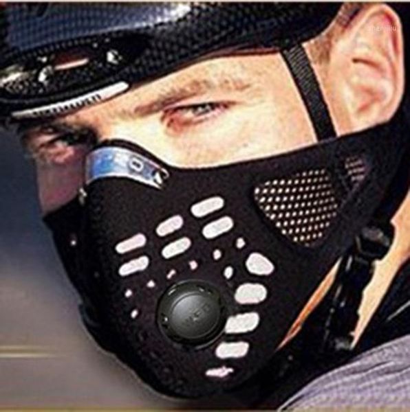 

cycling caps & masks activated carbon air filter mask caribbean pirates bicycle motorcycle bike cycle half face dustproof masks1, Black