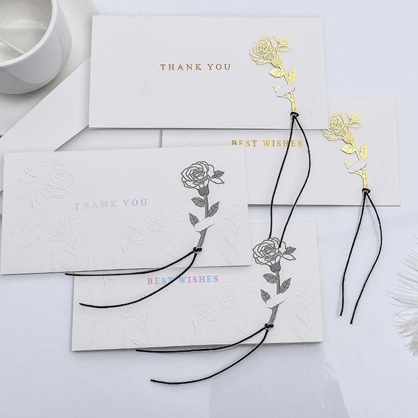 

greeting card set with kraft envelope embossed folder stamping patterns for birthday wedding festival celebrating invitation