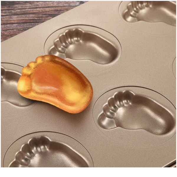 

kitchen non stick 6-cup pan bakeware cake mould shell donut banana shaped flower hollow flower muffin cookie baking jlloeh