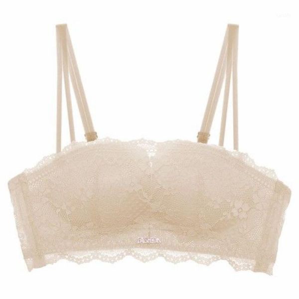 

strapless bra wireless invisible bra seamless push-up women lingerie female wire underwea strapless1, Red;black