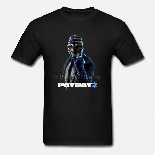 

men's t-shirts happwan men's payday 2 t-shirt black1, White;black