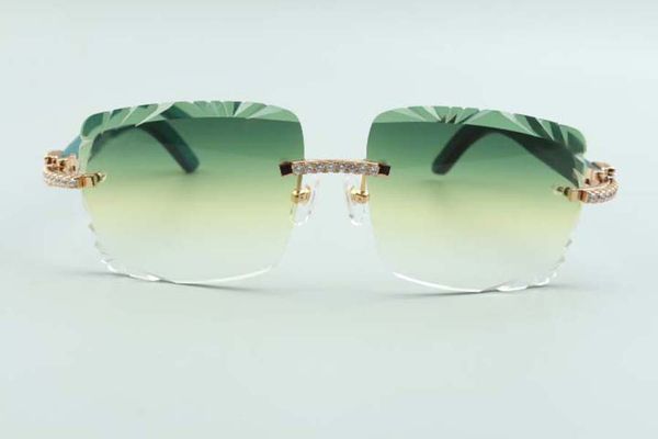 

2021 style 3524020, direct medium teal wooden cutting size: selling temples lens sales diamonds 58-18-135mm glasses sunglas egbv, White;black