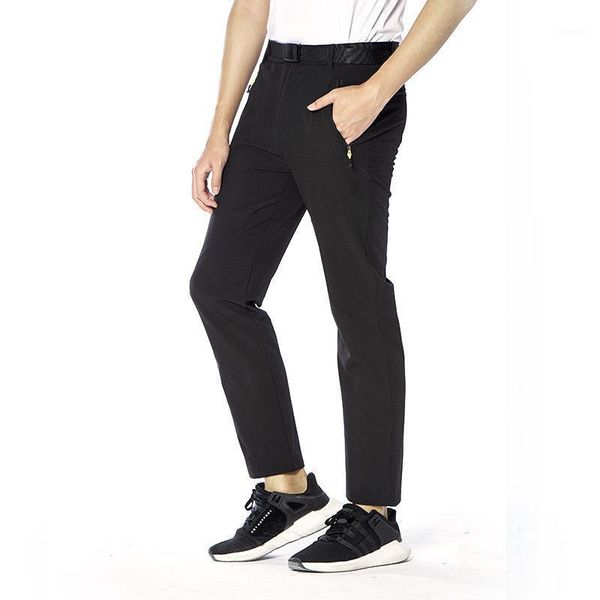 

outdoor pants summer quick-drying men's loose breathable stretch ultra-thin mountaineering cool youth charging1, Black;green