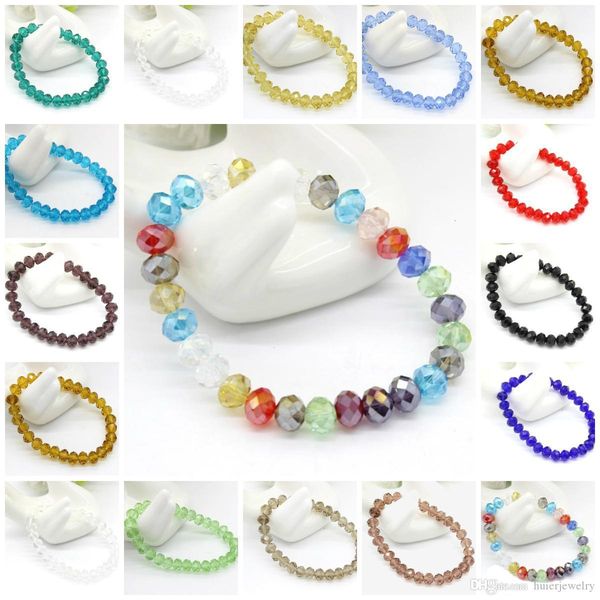

bracelet bracelets faceted crystal stretch rhinestone crystal