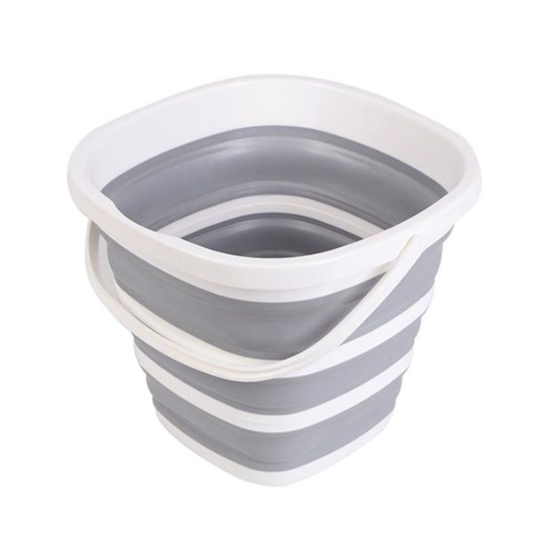 

sile bucket for fishing promotion folding bucket car wash outdoor fishing supplies square 10l bathroom kitchen cam sqcdpg