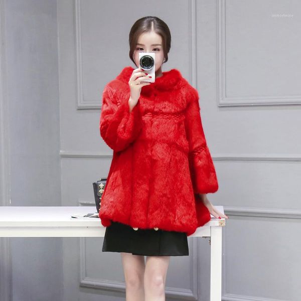 

real womens fur coat women's stand collar natural fur jacket women warm winter coats abrigo mujer wxf424 s1, Black