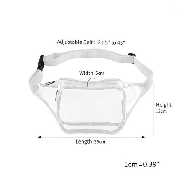 

waist bags women transparent fanny pack belt bag travel hip bum small purse chest phone pouch h8wd1