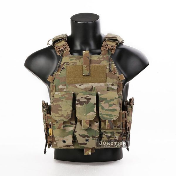 

multicam quick release armor vest lbt-6094k high speed tube cummerbund / shoulder strap tactical assaulter plate carrier, Camo;black