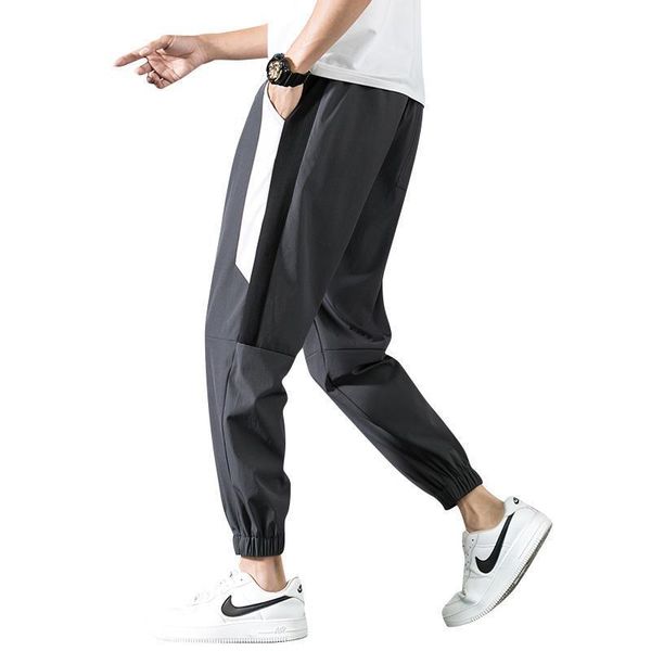 

2020 autumn hip hop pants streetwear harajuku joggers men harem pants casual trousers mens sweatpants drop shipping, Black