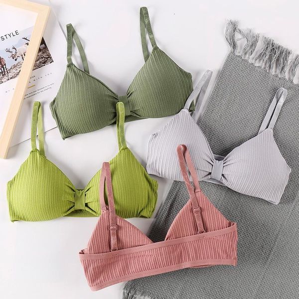 

solid bra for women yoga push up padded  workout crop running sportswear athleisure for fitness underwear, White;black