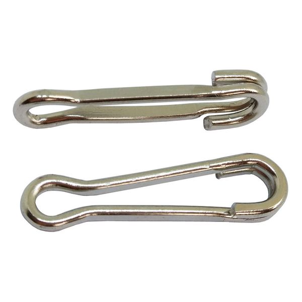 

1000 pieces/lot stainless fishing hawaiian snaps swivels strength sea fish bass fishing tackle crappie carp fishing equipment