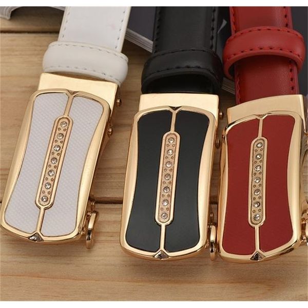 

automatic wholesale decorative new ladies fashion belt, Black;brown