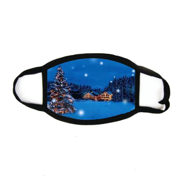 

custom face masque decorations cartoon christmas masks cotton reusable washable dustproof mask with fast ship